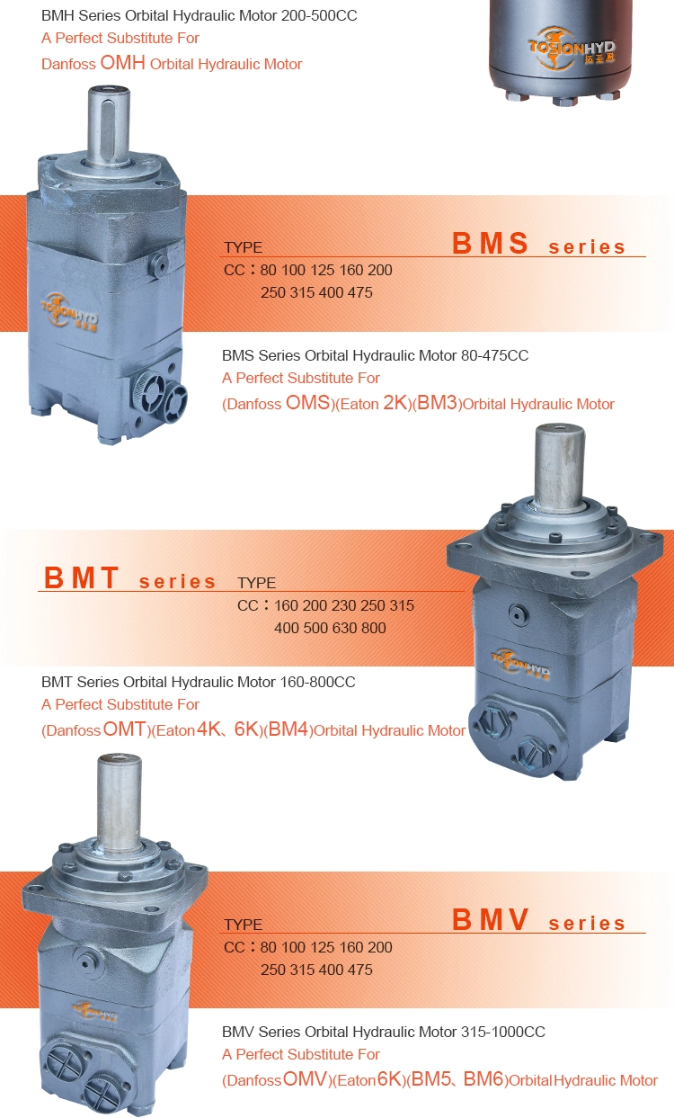 Bmm12.5 Omm12.5 Orbital Hydraulic Motor with Danfoss