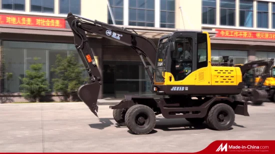 Le CE a approuvé l'excavatrice hydraulique de roue de machine mobile de pelle de pelle de mini excavatrices de 6ton 9ton