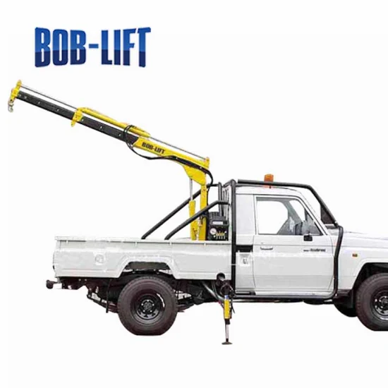 Bob-Lift Sq1za2 camion grue à flèche articulée montée sur camion grue de levage hydraulique 1 tonne de grues pour les machines de construction