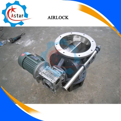 Fournisseur de vanne de sas rotatif à commande pneumatique avec moteur à coudre