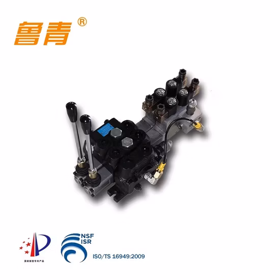 Vanne de commande à distance électrique-hydraulique à bobine hydraulique directionnelle 12/24 V